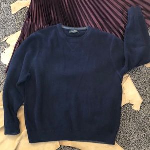 Blue Eddie Bauer Chunky Cotton Sweater
